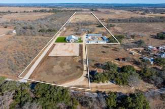 Aerial View of Property Line