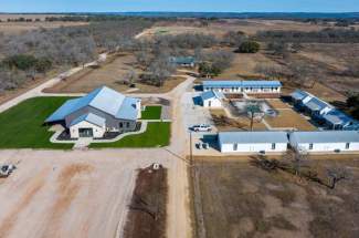 Aerial View of Event Center and Lodging