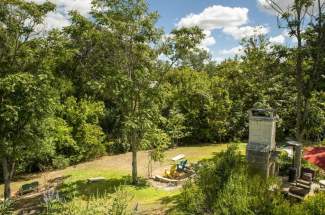 View overlooking creek