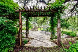 Archway in back yard