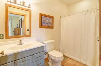 Guest bath in barn