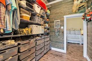 Master closet into master bedroom