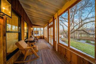 Carriage house porch