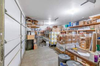 Paint Store Storage room with loading dock