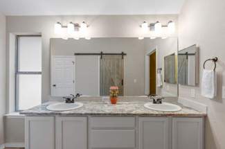 Master bathroom