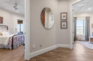 Hallway into guest bedrooms