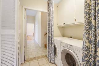 Laundry looking into master suite