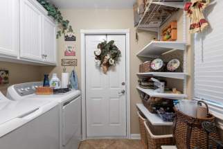 Pantry / laundry going into the garage