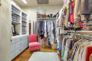 Master bathroom/her closet