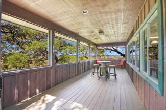 Guest house back porch