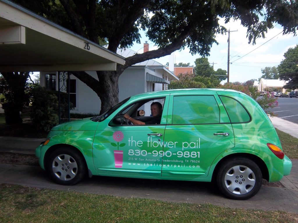 The Flower Pail Car