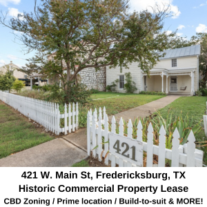 Commercial Property for Lease Fredericksburg TX