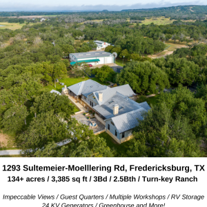 1293 Sultemeier-Moellering Rd, Fredericksburg TX, Circle Star Ranch